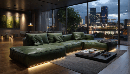 PneumoCactus: modułowa sofa z kaktusowej skóry i poduszek pneumatycznych zmiennych w czasie rzeczywistym